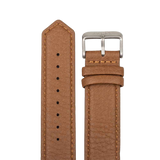 Elk Leather Watch Band 20mm – Cognac