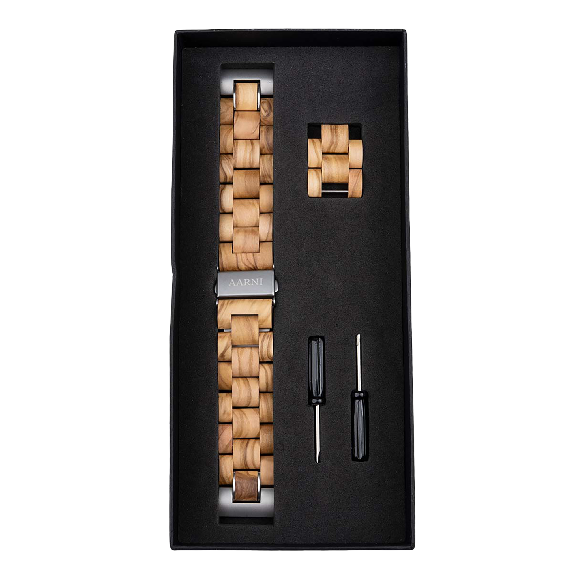 Oliivipuu kellon ranneke 20mm