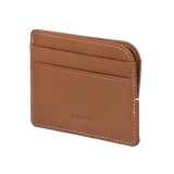 Elk Leather Card Holder – Cognac