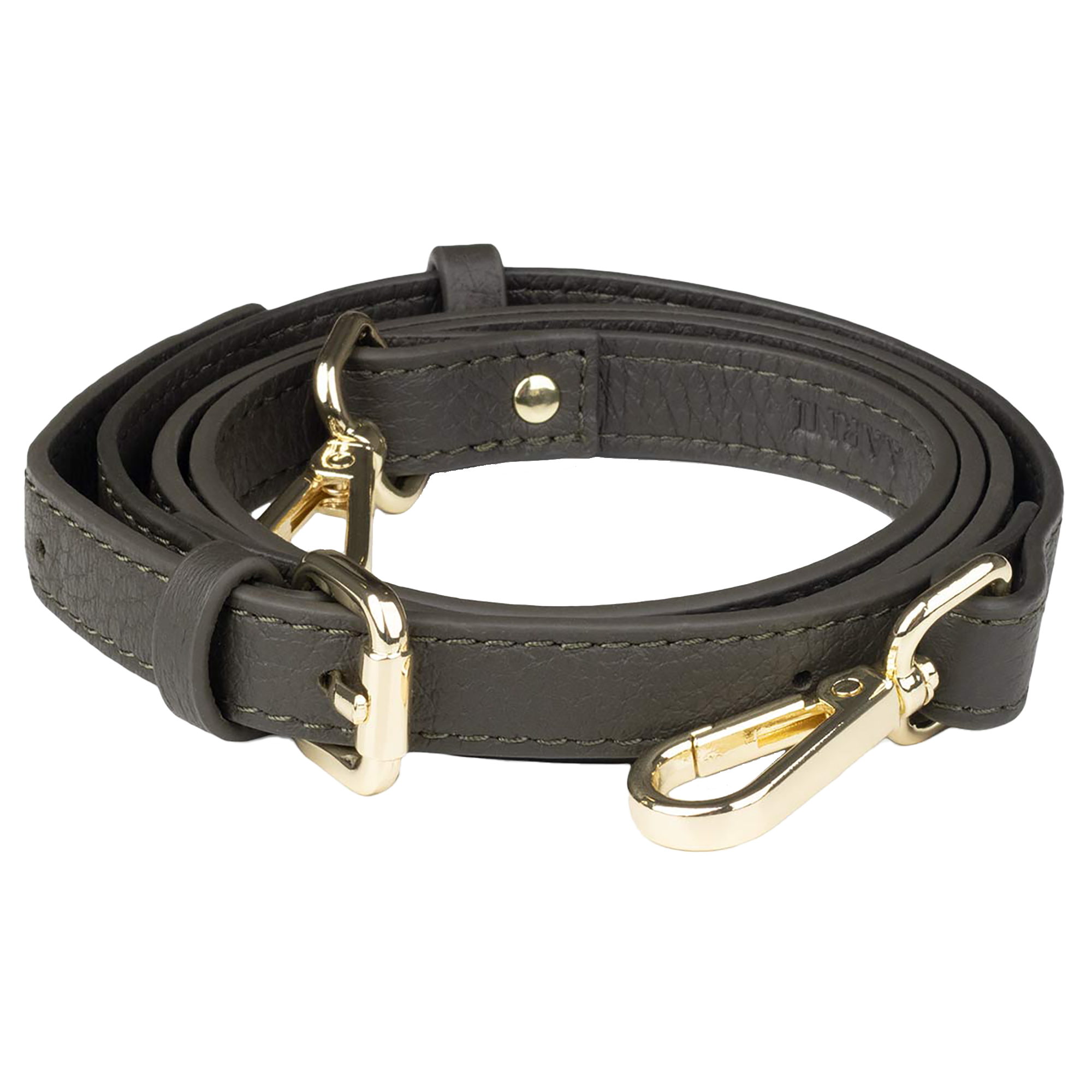 Elk Leather Shoulder Strap – Olive