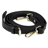 Elk Leather Shoulder Strap – Black