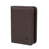 Elk Leather Wallet – Dark Brown