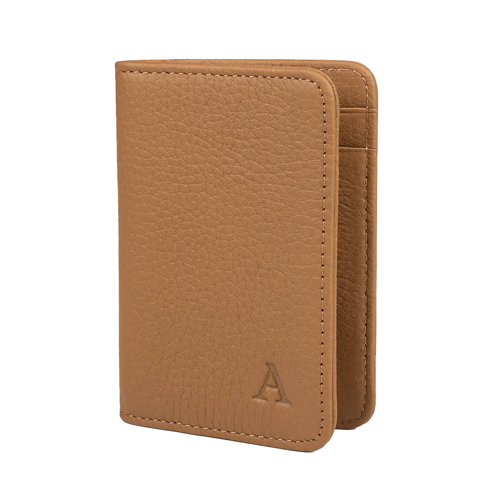 Elk Leather Wallet – Cognac