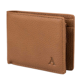 Elk Leather Wallet With Coin Pocket – Cognac